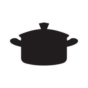cooking pot vector illustration Silhouette designe