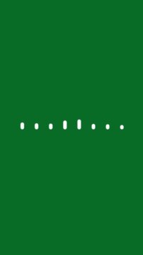 Mobile version sound wave audio spectrum on transparent green screen with waveform beats animated, audio wave visualization isolated, seamless loop digital interface element for video makers