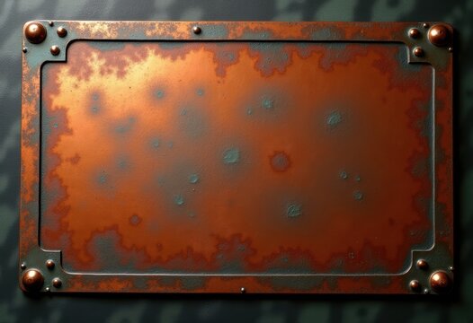 Aged Copper Patina Warm Reddish Brown Metal Rustic Charm Timeless Industrial Appeal