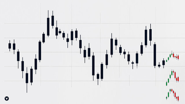stock market chart, The chart shows price movement, Market data is displayed clearly, Trends fluctuate over time. Financial analysis is essential here, Values rise and fall constantly. Risk management