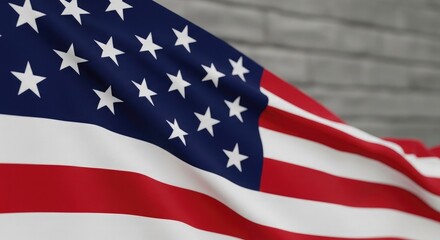 Happy independence day vibrant american flag celebrating freedom and patriotism