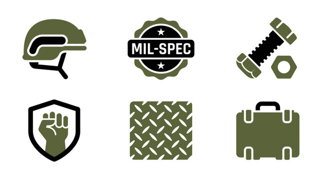 Automotive Performance and Tuning Icon Set with Turbochargers, Engine Intake, Exhaust Systems, and Diagnostic Data Illustrations