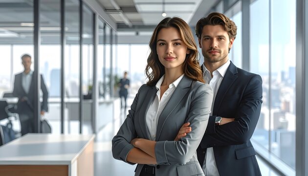 Confident Business Team Portrait