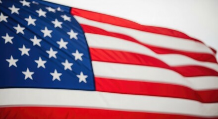 Obraz premium Happy independence day vibrant american flag celebrating freedom and patriotism