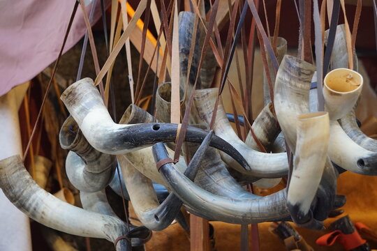 cuernos de cordero de decoraci&oacute;n