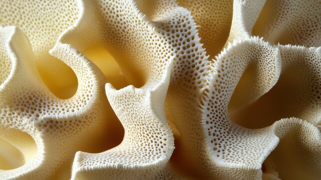 Extreme Macro View of a Chiton Shell Texture