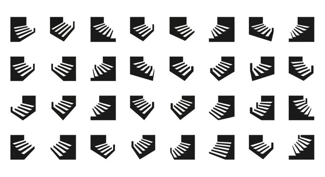 Hand icons, black and white vector graphics, hand gesture symbols, 25 icon set