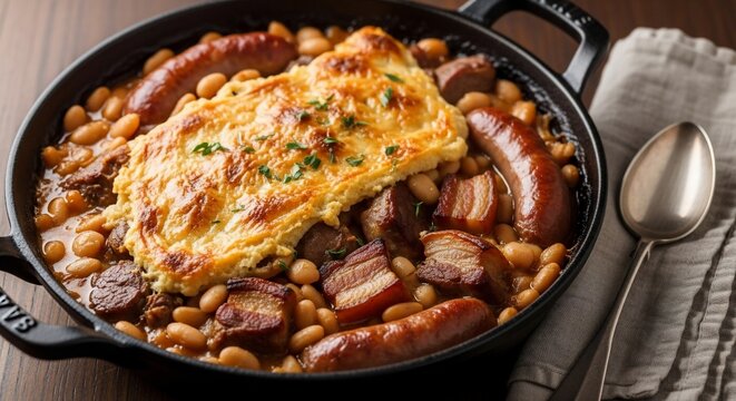 Bean stew with sausage