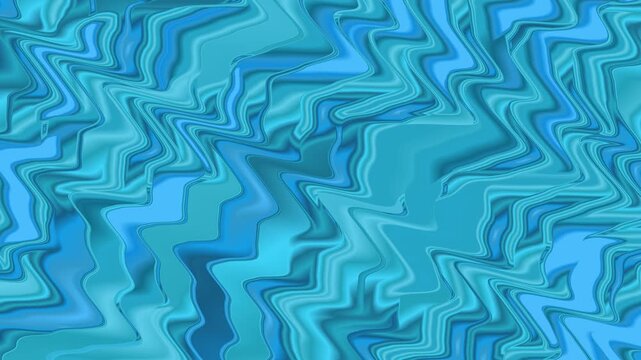 Abstract Jagged Cyan Waves With Electric Blue Lightning Patterns And Crystalline Aqua Liquid Motion