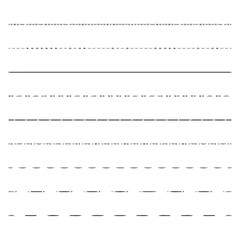 Obraz premium Set of Hand-Drawn Decorative Divider Lines