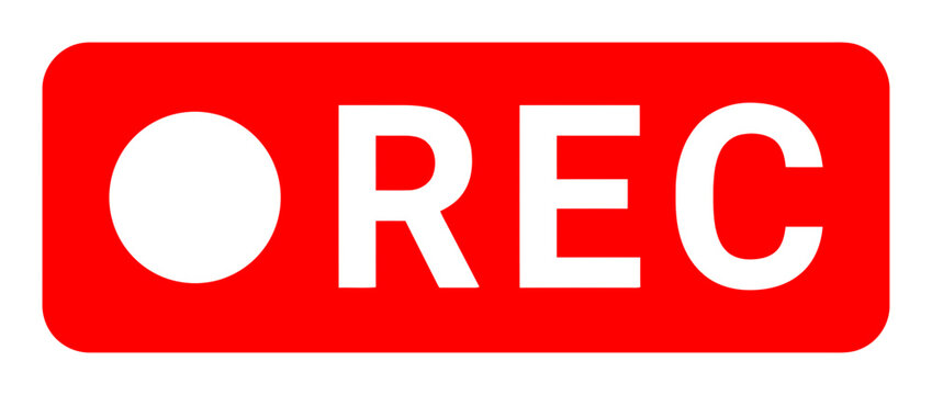 Recording Symbol Red Button Icon