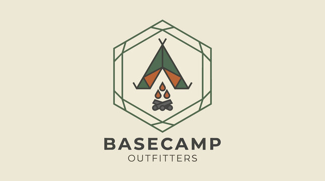 Basecamp Outfitters Logo Design.