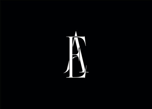 AE creative logo design and abstract logo design