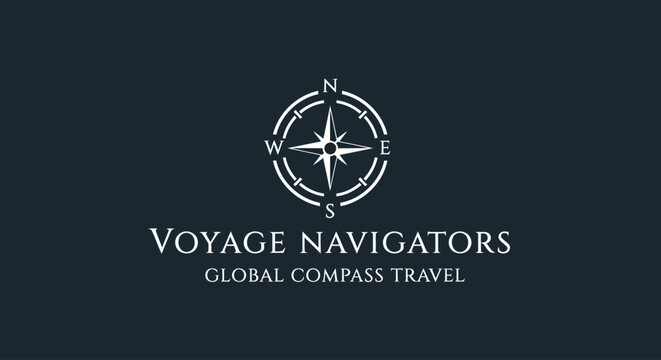 Voyage Navigators Global Compass Travel Logo.