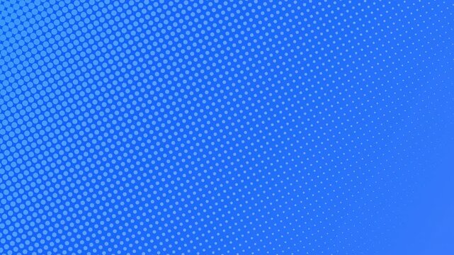 Abstract Blue Halftone Gradient Background Minimal Clean Dot Pattern Animation Loop for Corporate Tech Design and Digital Motion Graphics
