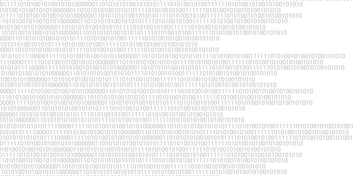 Binary code digital technology. Data Sorting. From Chaos to System. Artificial intelligence.Big data.Smart system.vector eps 10