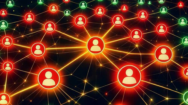 topology network influence information animation