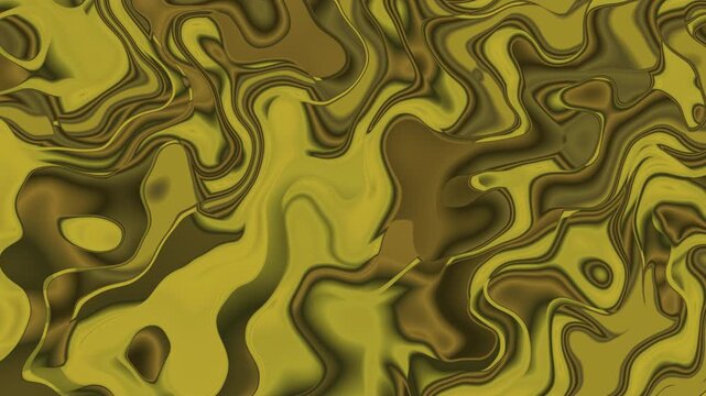 Background Olive Green Camouflage Swirls With Organic Khaki Patterns And Dark Mossy Liquid Flow