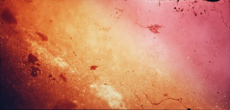 Abstract textured background with warm orange and pink hues and subtle dark spots.