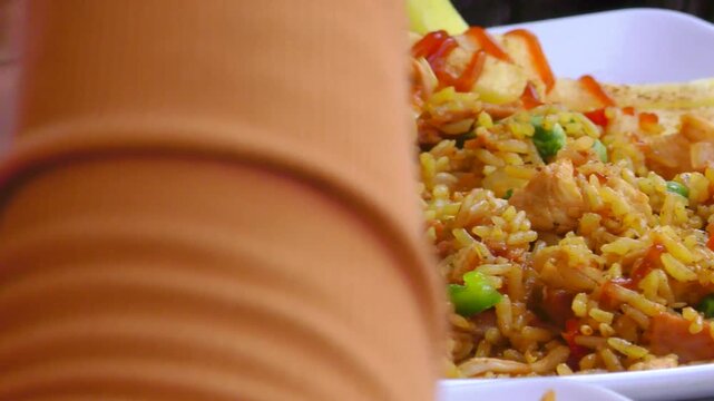 Arroz chino en Colombia