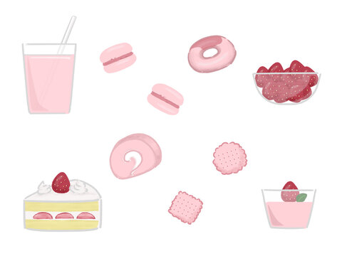 いちごのスイーツセット