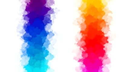 Fototapeta premium Abstract watercolor texture background with colorful paint splashes