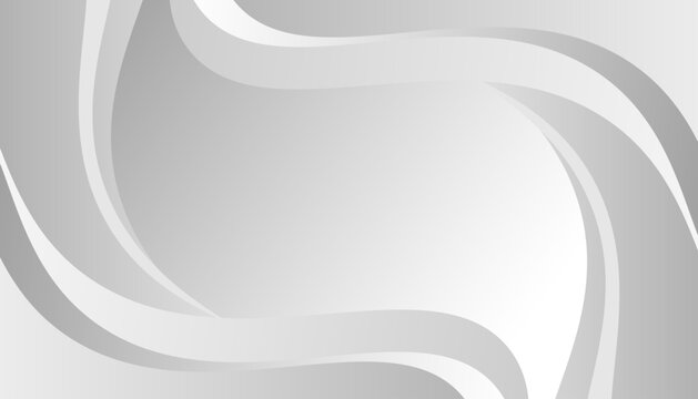 Abstract White and Gray Swirls Background