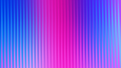 Fototapeta premium Abstract background featuring vertical ribbed glass with a vibrant gradient of electric blue, deep violet, and bright pink, offering a dynamic and energetic visual for modern design projects.