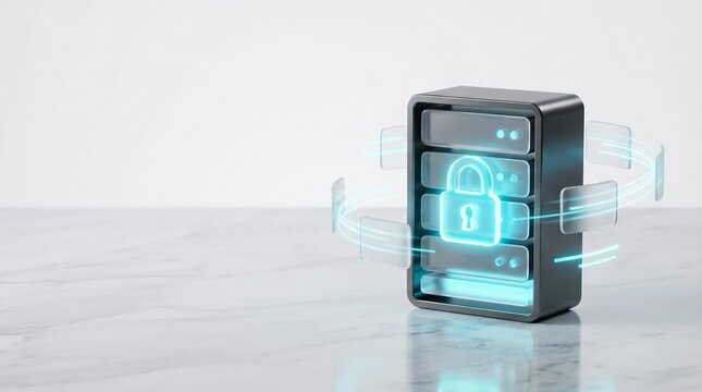 High tech secure server storage network and cyber security data center