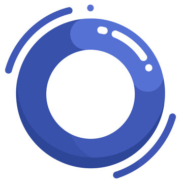 Loading icon circular progress indicator with rotating motion clean vector design