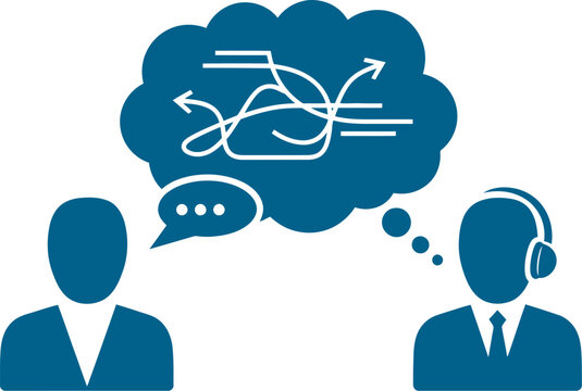 Business consulting silhouettes solving complex strategic challenges