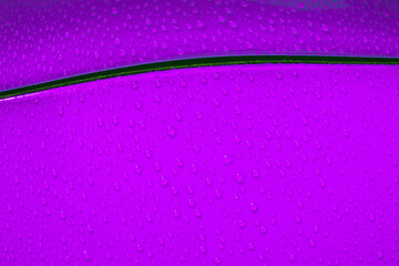 Carrosserie hydrophobe après traitement detailing 