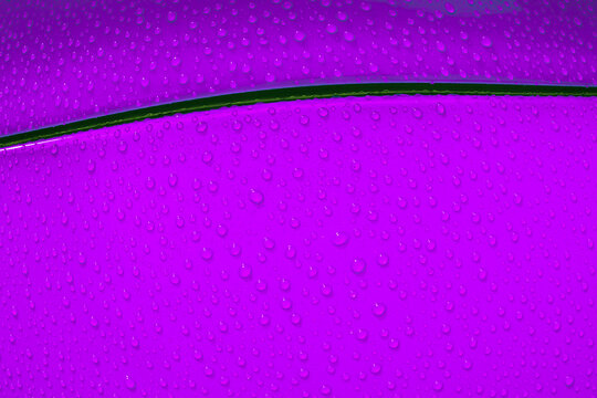 Carrosserie hydrophobe apr&egrave;s traitement detailing 