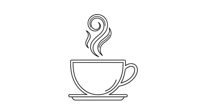 Steaming Cup of Coffee or Tea.