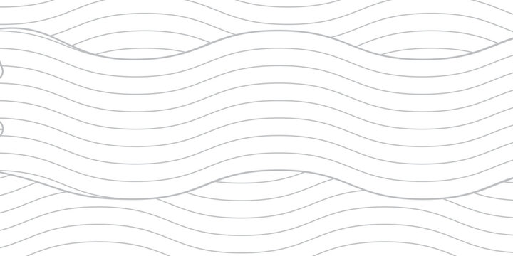 Simple line pattern with waves effect 3D. Seamless-pattern. Vector illustration