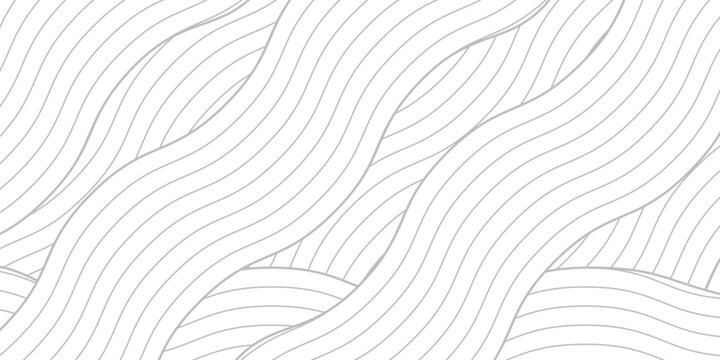 Simple line pattern with waves effect 3D. Seamless-pattern. Vector illustration. EPS 10 edition