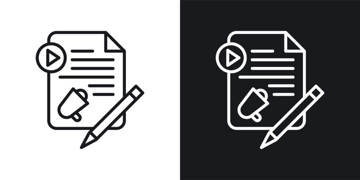 Content marketing icon