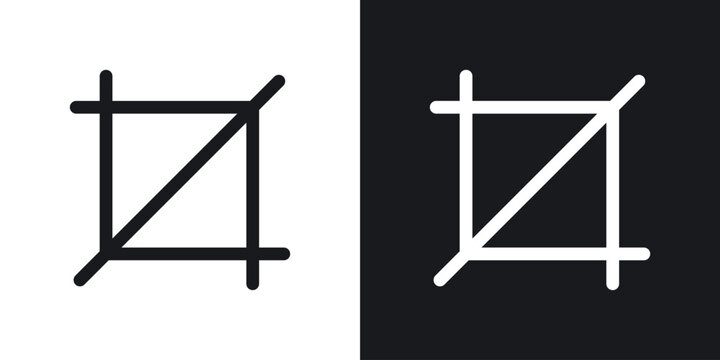 Crop tool icon