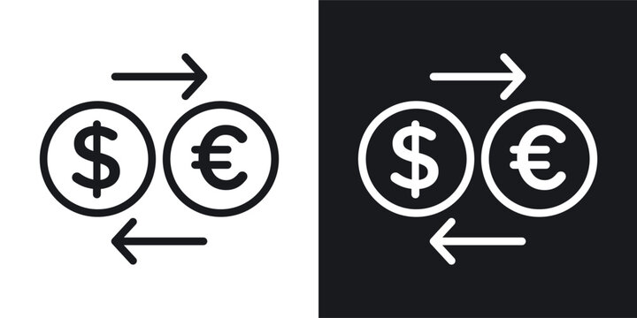 Currency exchange icon