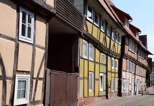 Historical Buildings in the Old Town of Rinteln, Lower Saxony