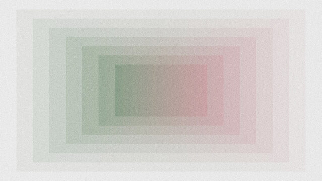 Abstract grainy gradient rectangle background, soft green to pink noise texture, minimalist modern geometric design for commercial use, subtle layered visual with grain effect.