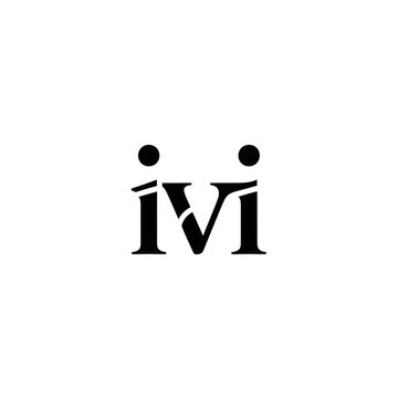 Minimalist iVi Logo Design - Modern, Elegant, and Stylish.