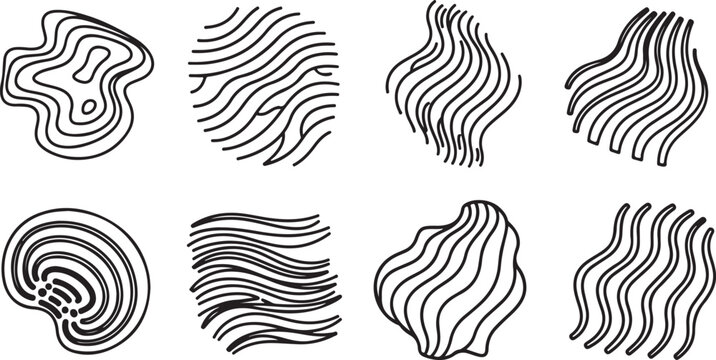 Intricate black and white line art swirls and patterns Vector