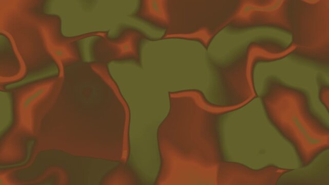 Background Military Khaki Waves Featuring Deep Olive And Rust Orange Liquid Military Camo Textures