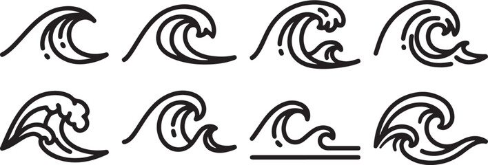 Fototapeta premium Abstract art featuring continuous looped lines in grayscale Vector