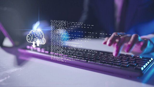 AI-powered analyze big data analyze, data center AI Cloud storage Virtual office database system, file storage digital transformation technology, file access, doc sharing business finance, 