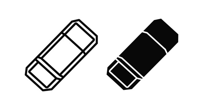 Two rectangular prisms one outlined and one solid a striking silhouette