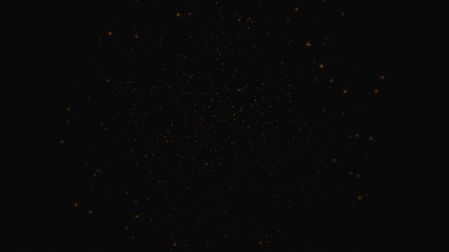 Title Sequence with Dark night sky with twinkling stars is perfect for background use in design projects such as websites, posters, and social media.