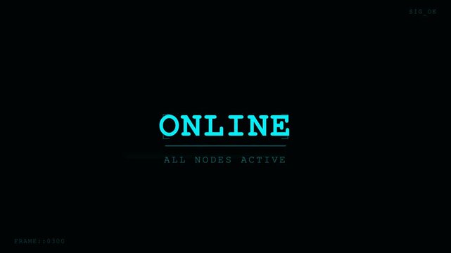 Title Sequence with Online platform dashboard displaying active users, suitable for showcasing website analytics or social media statistics presentations.