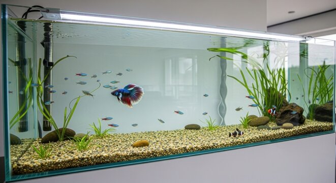 fish in aquarium